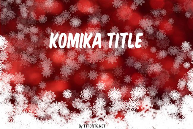 Komika Title example